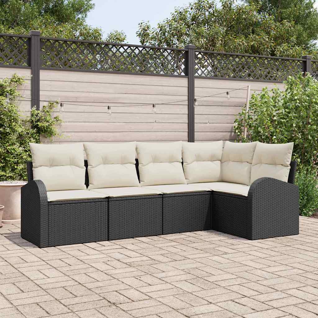 Tuin Sofa Set Met Kussen 6 Pcs Poly Riet