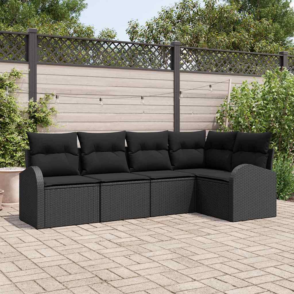 Tuin Sofa Set Met Kussen 6 Pcs Poly Riet