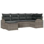 Tuin Sofa Set Met Kussen 7 Pcs Poly Riet
