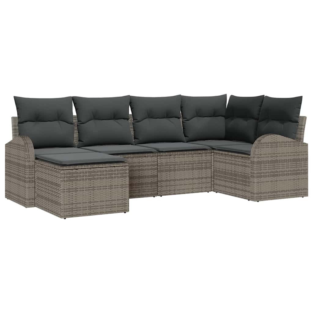 Tuin Sofa Set Met Kussen 7 Pcs Poly Riet