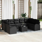 Tuin Sofa Set Met Kussen 10 Pcs Poly Riet