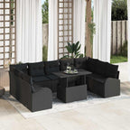 Tuin Sofa Set Met Opslag 10 Pcs Poly Riet