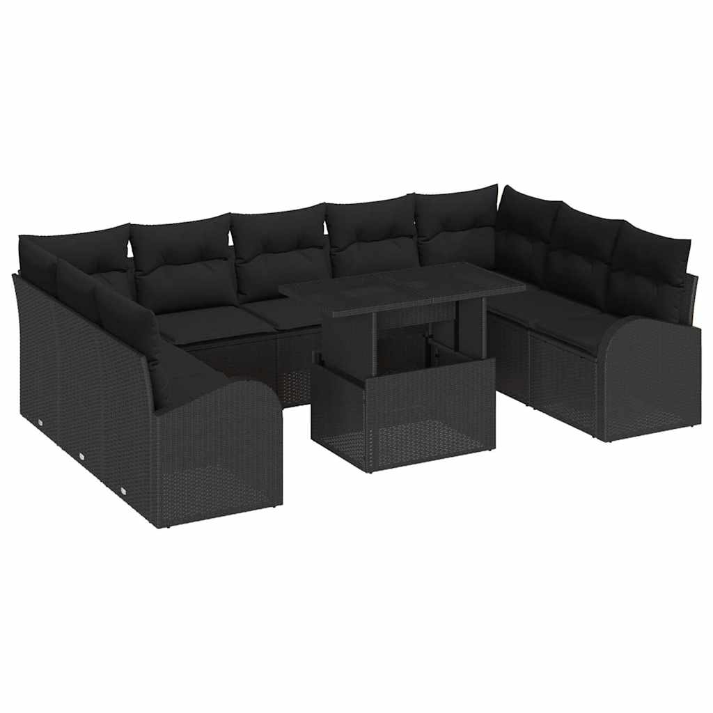 Tuin Sofa Set Met Opslag 10 Pcs Poly Riet
