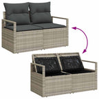 Tuin Sofa Set Met Opslag 5 Pcs Poly Riet