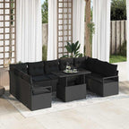 Tuin Sofa Set Met Opslag 10 Pcs Poly Riet