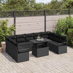 Tuin Sofa Set Met Opslag 10 Pcs Poly Riet