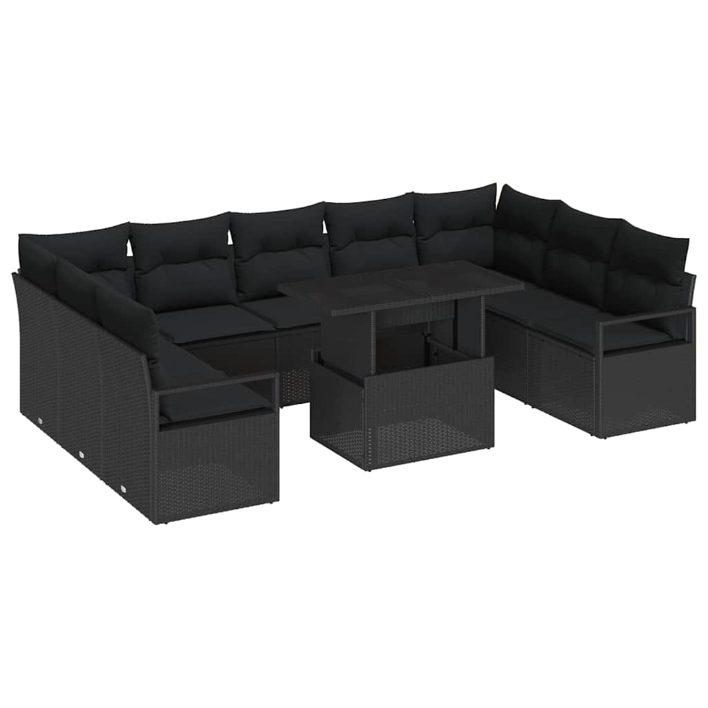 Tuin Sofa Set Met Opslag 10 Pcs Poly Riet