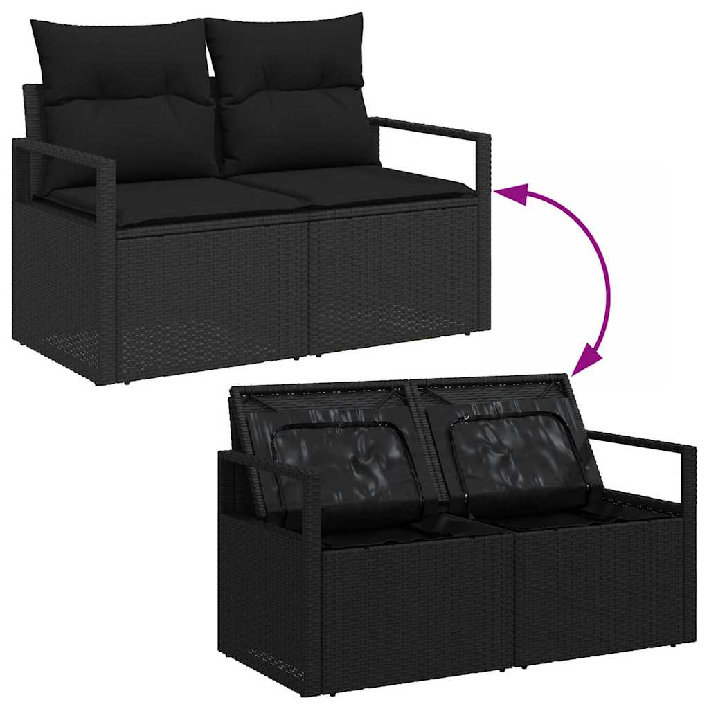 Tuin Sofa Set Met Opslag 10 Pcs Poly Riet