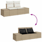 Tuin Sofa Set Met Opslag 6 Pcs Poly Riet