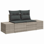 Tuin Sofa Set Met Opslag 7 Pcs Poly Riet