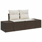 Tuin Sofa Set Met Opslag 10 Pcs Poly Riet