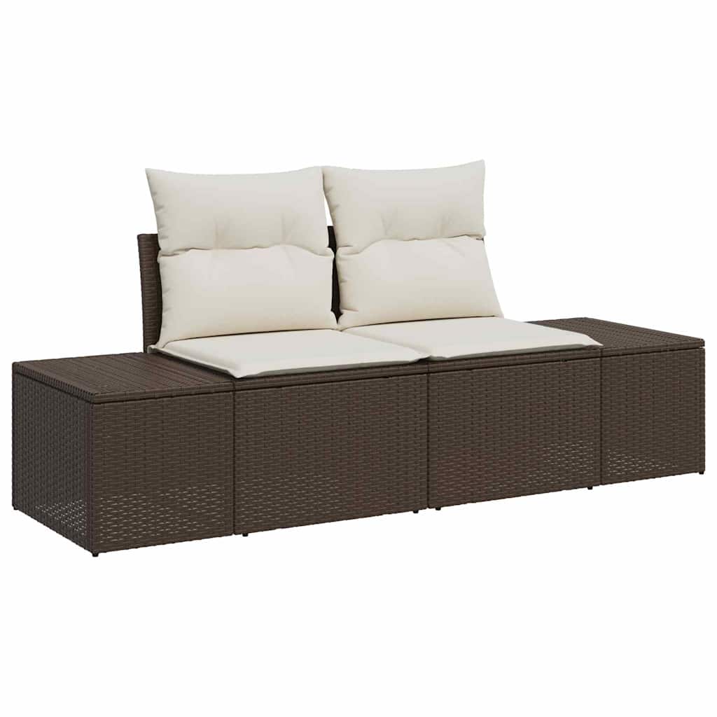 Tuin Sofa Set Met Opslag 10 Pcs Poly Riet