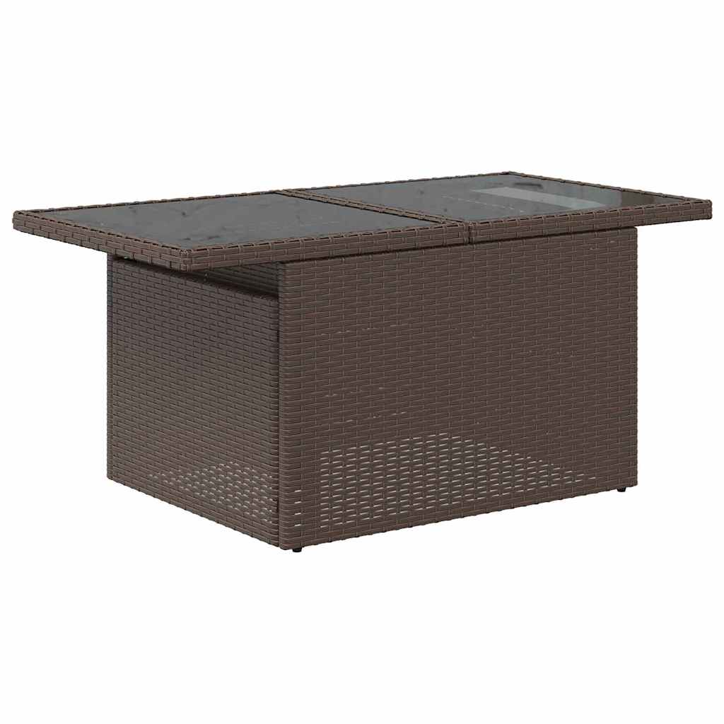 Tuin Sofa Set Met Opslag 10 Pcs Poly Riet
