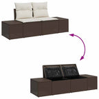 Tuin Sofa Set Met Opslag 10 Pcs Poly Riet