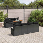 Tuin Sofa Set Met Opslag 8 Pcs Poly Riet