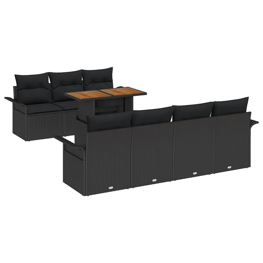 Tuin Sofa Set Met Opslag 8 Pcs Poly Riet