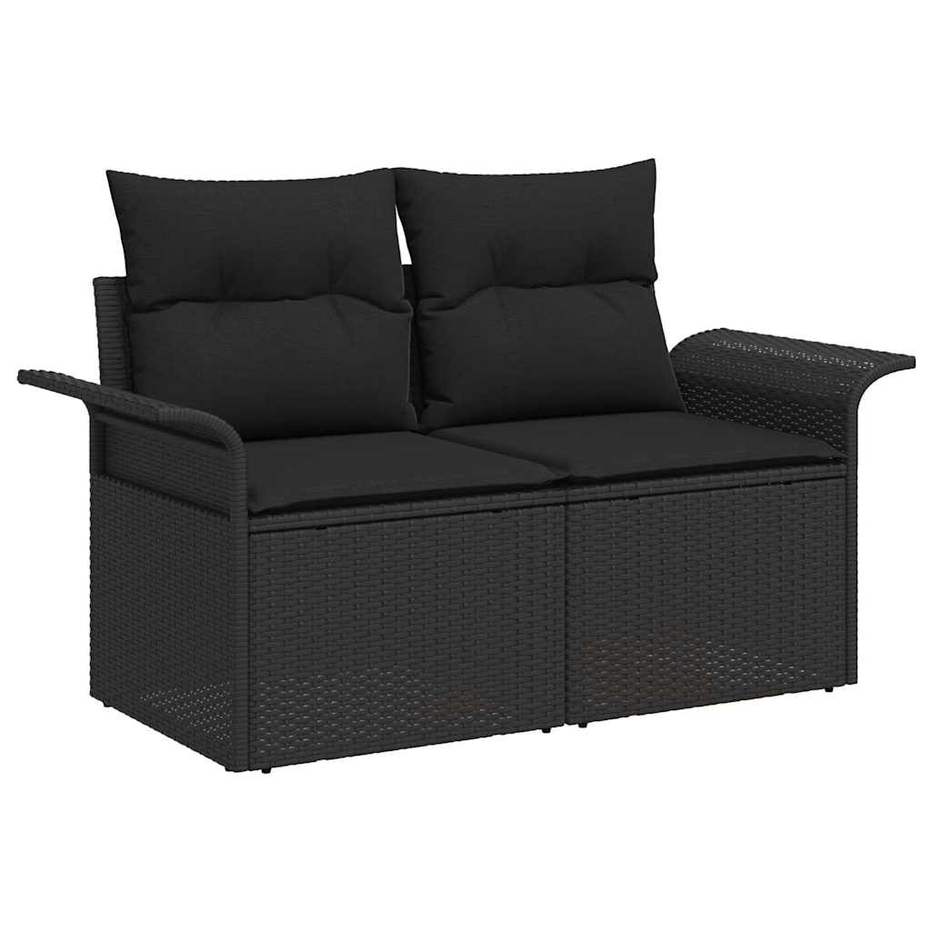 Tuin Sofa Set Met Opslag 7 Pcs Poly Riet