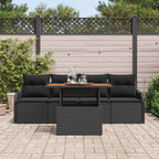 Tuin Sofa Set Met Opslag 5 Pcs Poly Riet