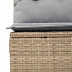 Tuin Sofa Set Met Opslag 6 Pcs Poly Riet