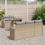 Tuin Sofa Set Met Opslag 6 Pcs Poly Riet
