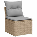 Tuin Sofa Set Met Opslag 6 Pcs Poly Riet