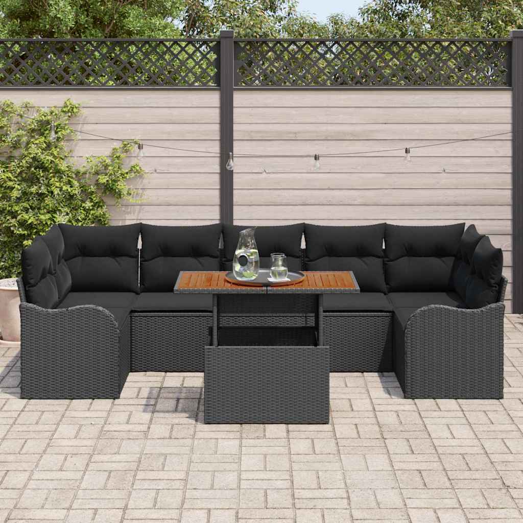 Tuin Sofa Set Met Opslag 8 Pcs Poly Riet