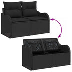 Tuin Sofa Set Met Opslag 8 Pcs Poly Riet