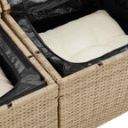 Tuin Sofa Set Met Opslag 7 Pcs Poly Riet