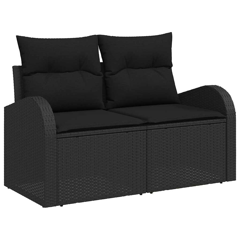 Tuin Sofa Set Met Opslag 7 Pcs Poly Riet
