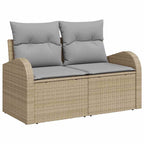 Tuin Sofa Set Met Opslag 11 Pcs Poly Riet