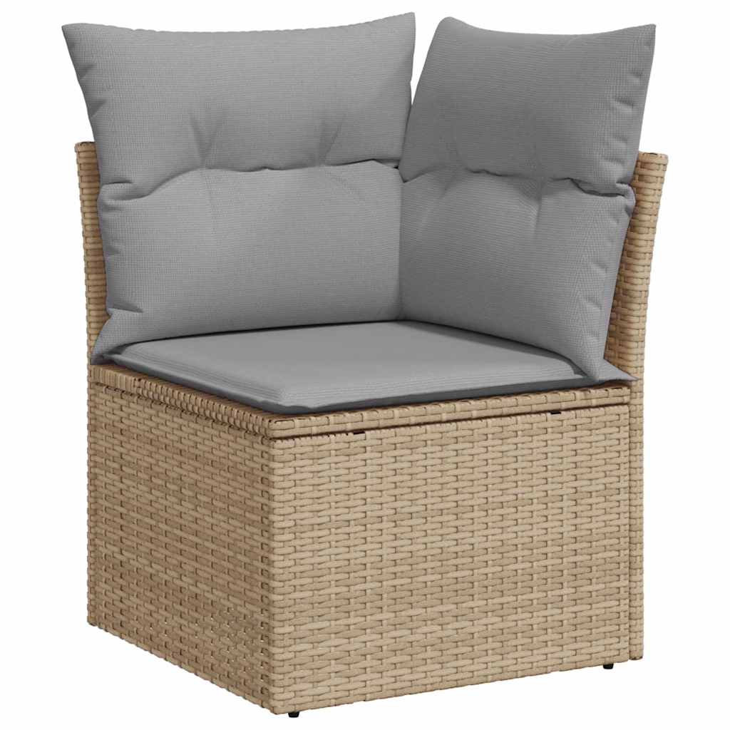 Tuin Sofa Set Met Opslag 11 Pcs Poly Riet