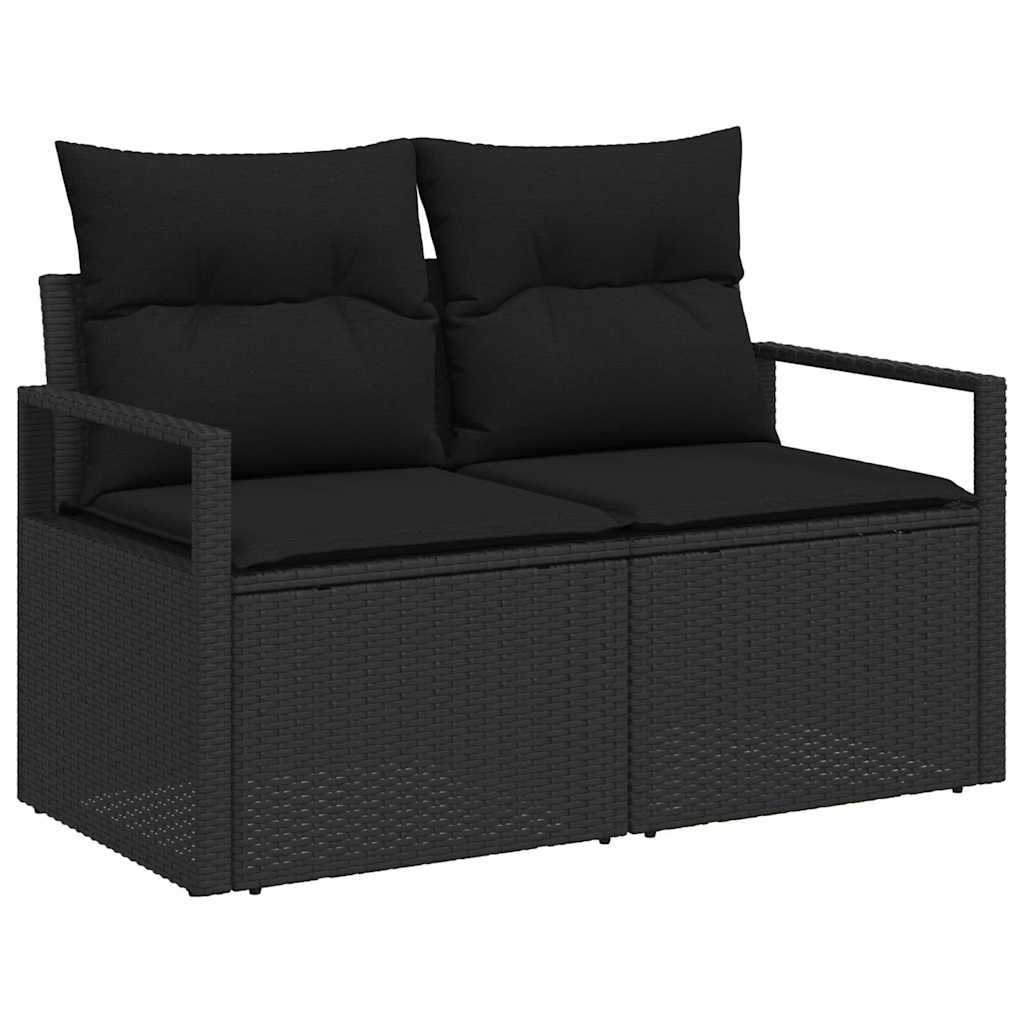 Tuin Sofa Set Met Opslag 7 Pcs Poly Riet