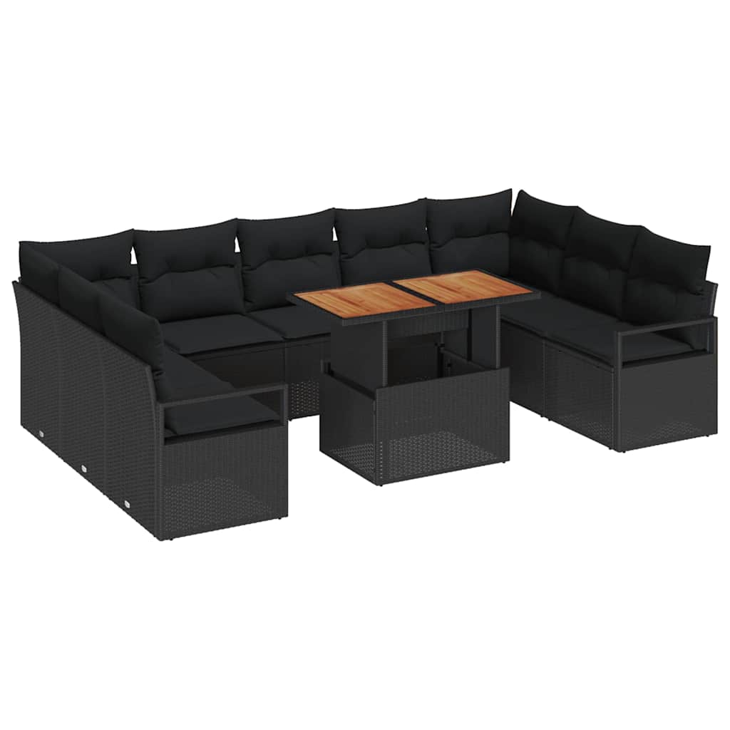 Tuin Sofa Set Met Opslag 10 Pcs Poly Riet