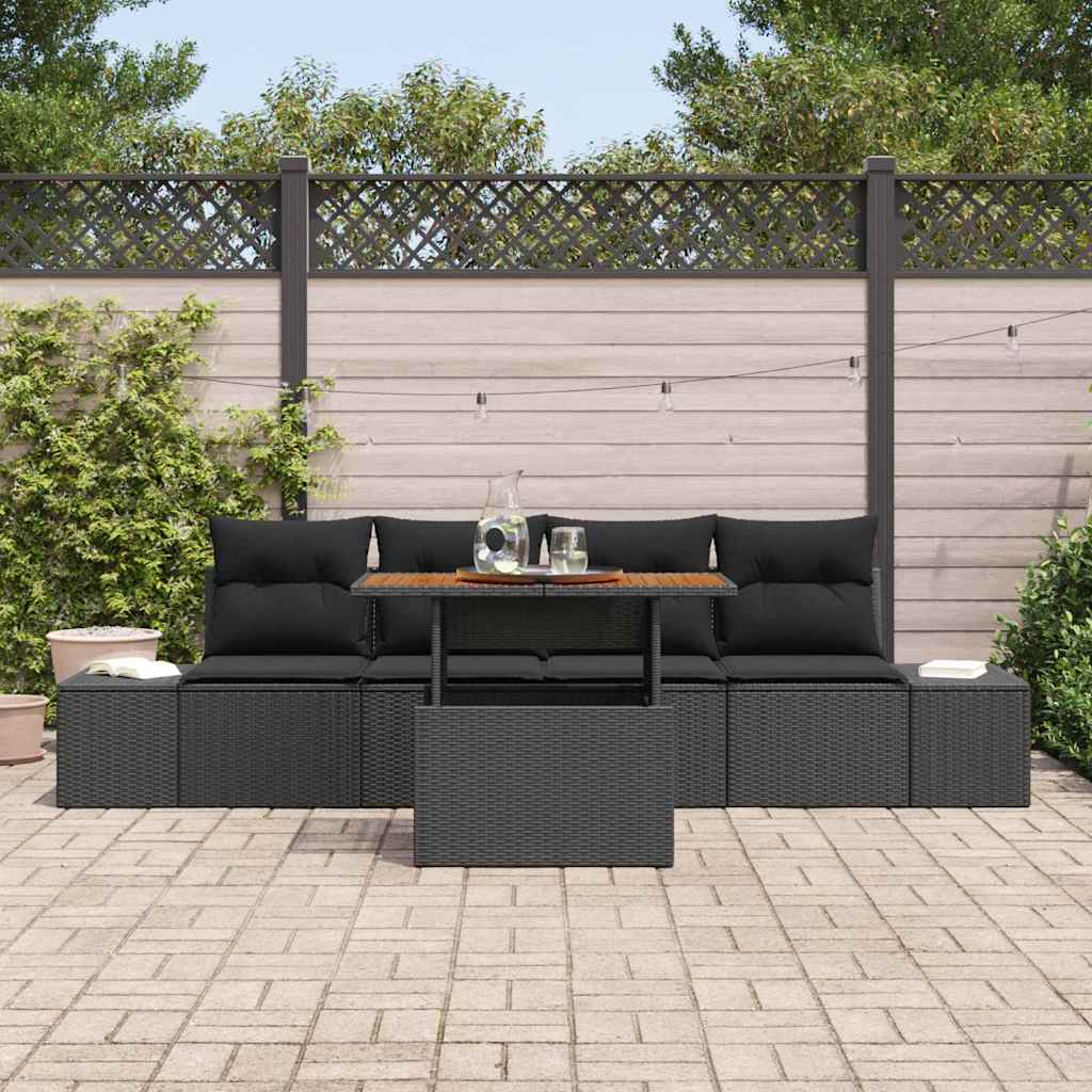 Tuin Sofa Set Met Opslag 5 Pcs Poly Riet