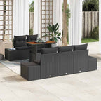 Tuin Sofa Set Met Opslag 6 Pcs Poly Riet