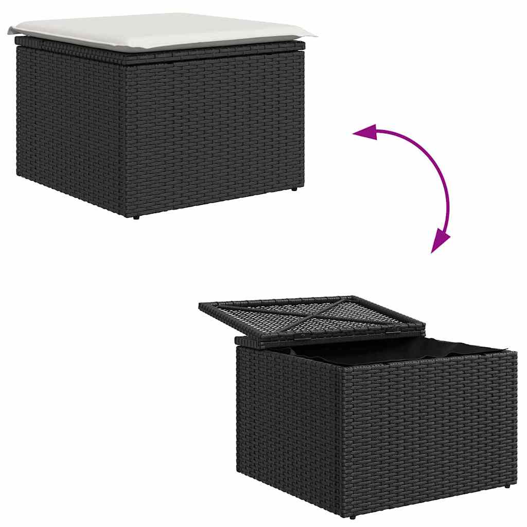 Tuin Sofa Set Met Opslag 6 Pcs Poly Riet