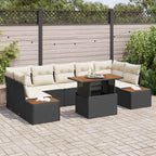 Tuin Sofa Set Met Opslag 8 Pcs Poly Riet