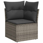 Tuin Sofa Set Met Opslag 8 Pcs Poly Riet