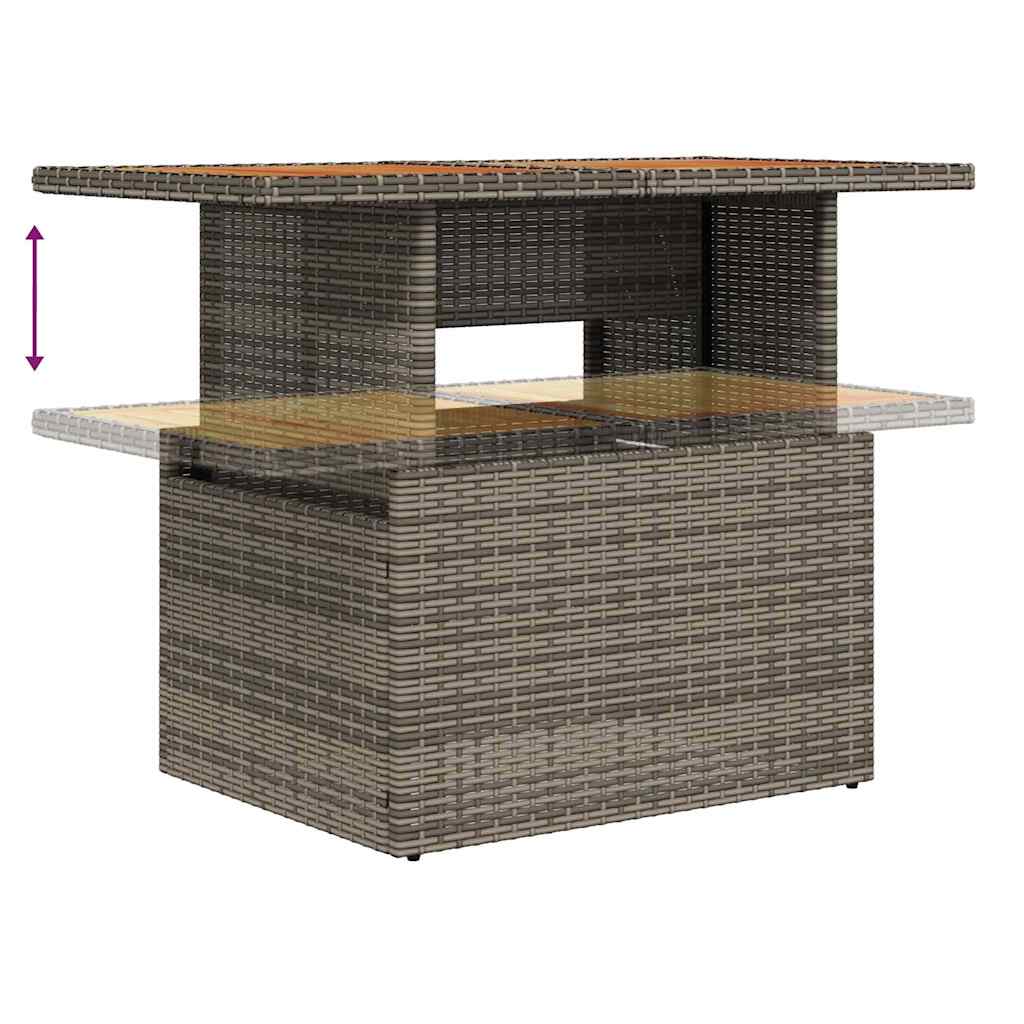 Tuin Sofa Set Met Opslag 8 Pcs Poly Riet