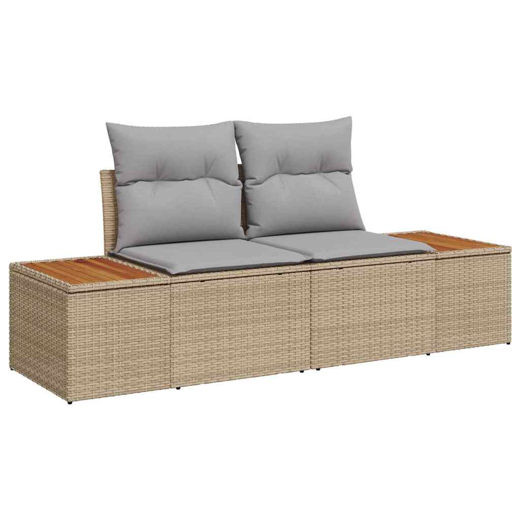 Tuin Sofa Set Met Opslag 9 Pcs Poly Riet