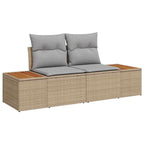 Tuin Sofa Set Met Opslag 6 Pcs Poly Riet