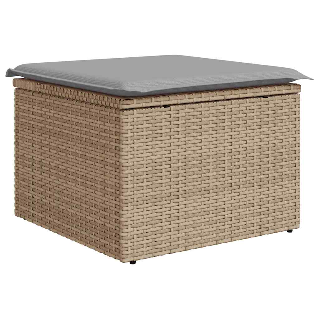 Tuin Sofa Set Met Opslag 6 Pcs Poly Riet