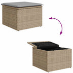 Tuin Sofa Set Met Opslag 6 Pcs Poly Riet