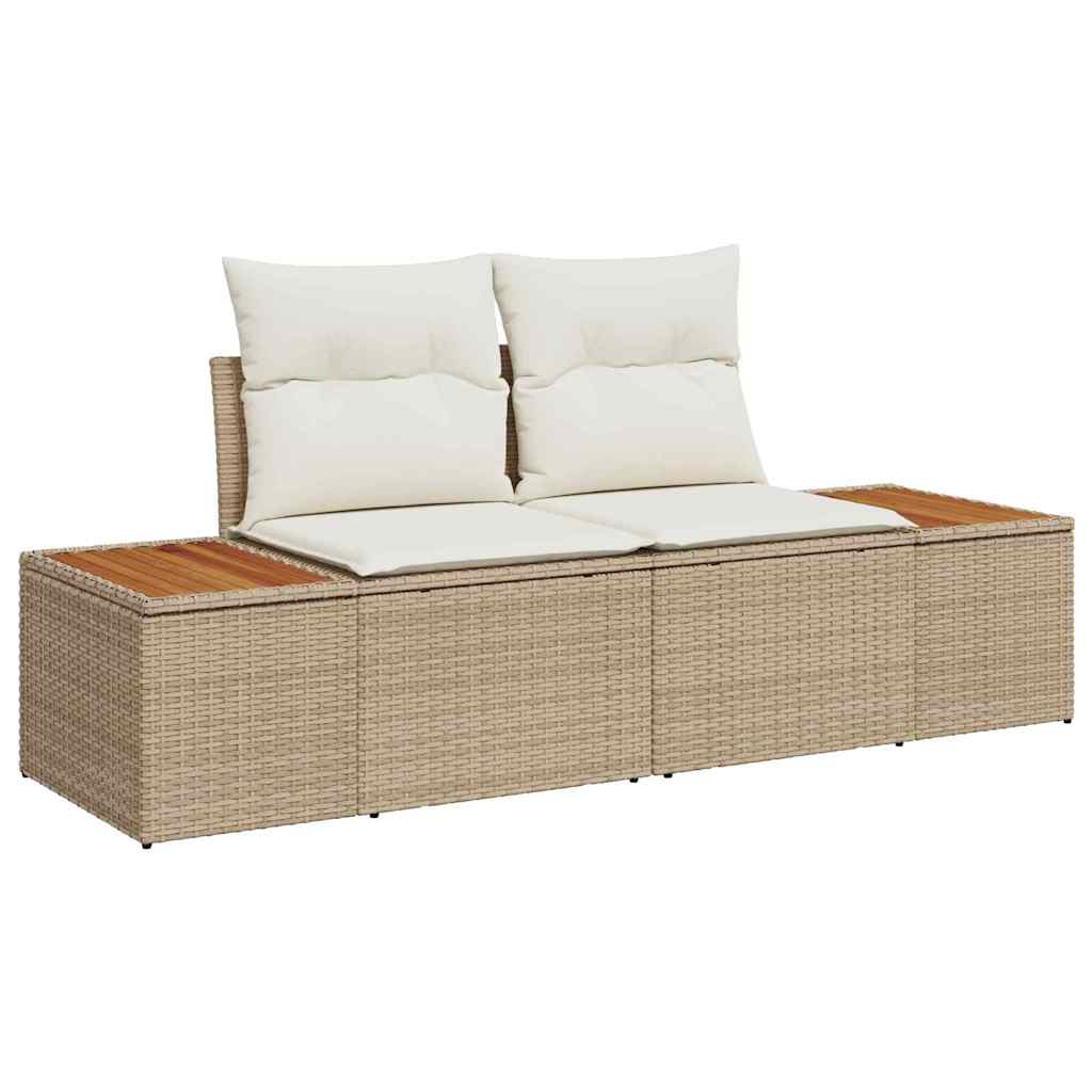 Tuin Sofa Set Met Opslag 6 Pcs Poly Riet