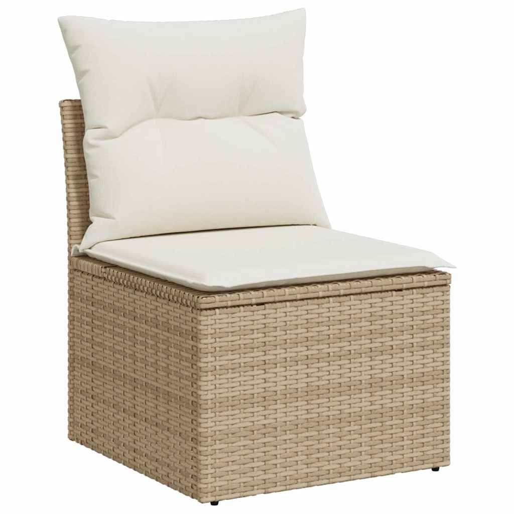 Tuin Sofa Set Met Opslag 6 Pcs Poly Riet