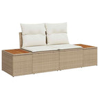 Tuin Sofa Set Met Opslag 7 Pcs Poly Riet