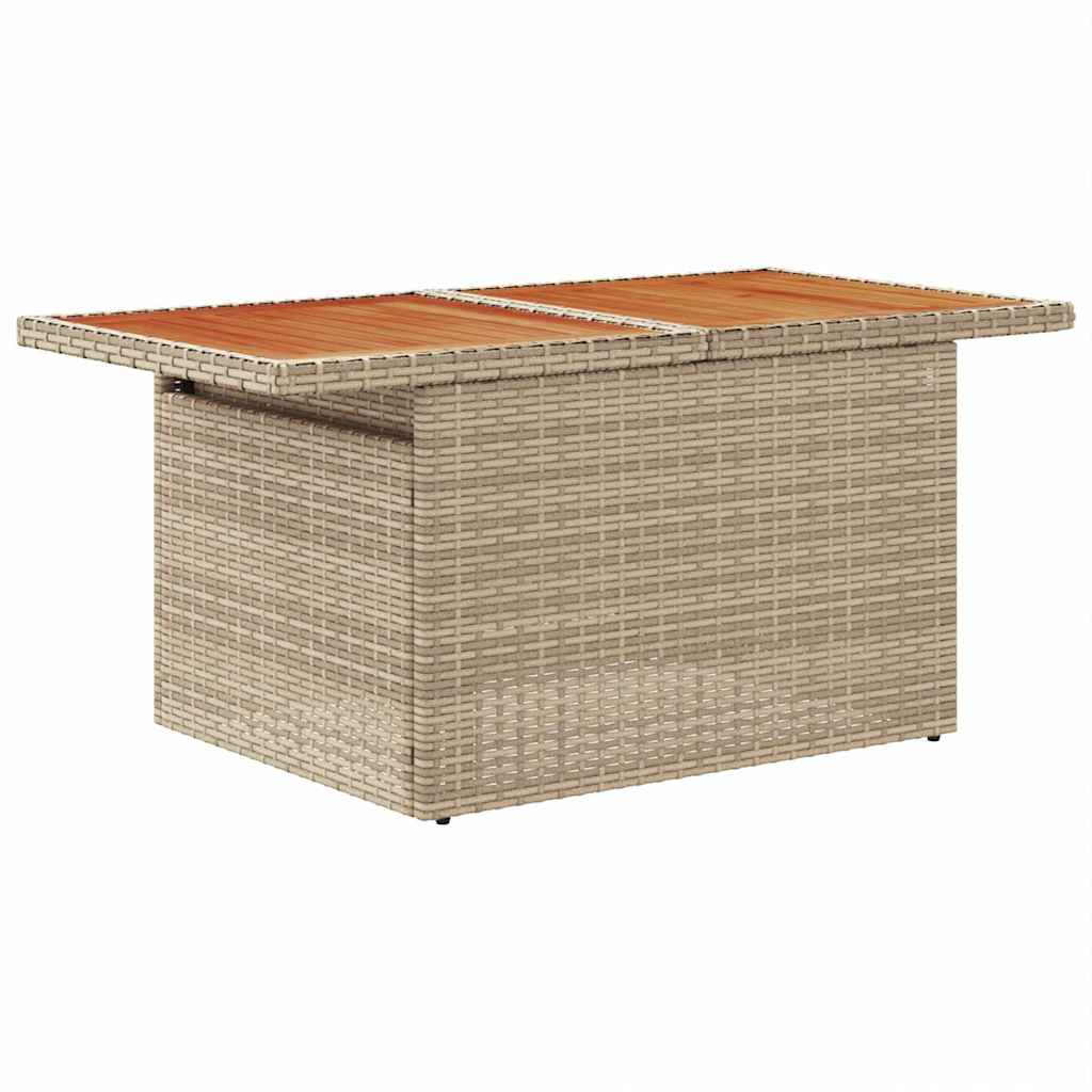 Tuin Sofa Set Met Opslag 7 Pcs Poly Riet