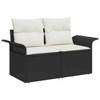 Tuin Sofa Set Met Kussen Met Opslag 7 Pcs Poly Riet