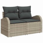 Tuin Sofa Set Met Kussen Met Opslag 8 Pcs Poly Riet