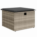 Tuin Sofa Set Met Kussen Met Opslag 6 Pcs Poly Riet